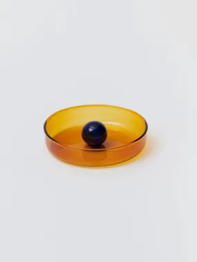 Amber & Cobalt Small Bubble Dish