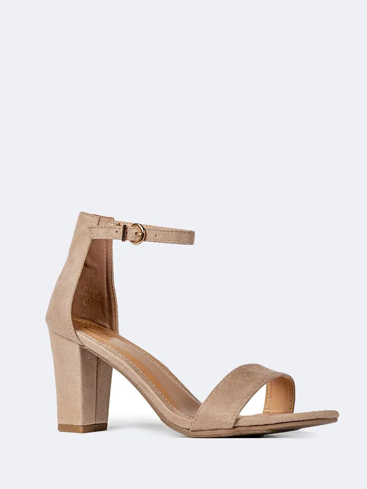 Ankle Strap Block Heels