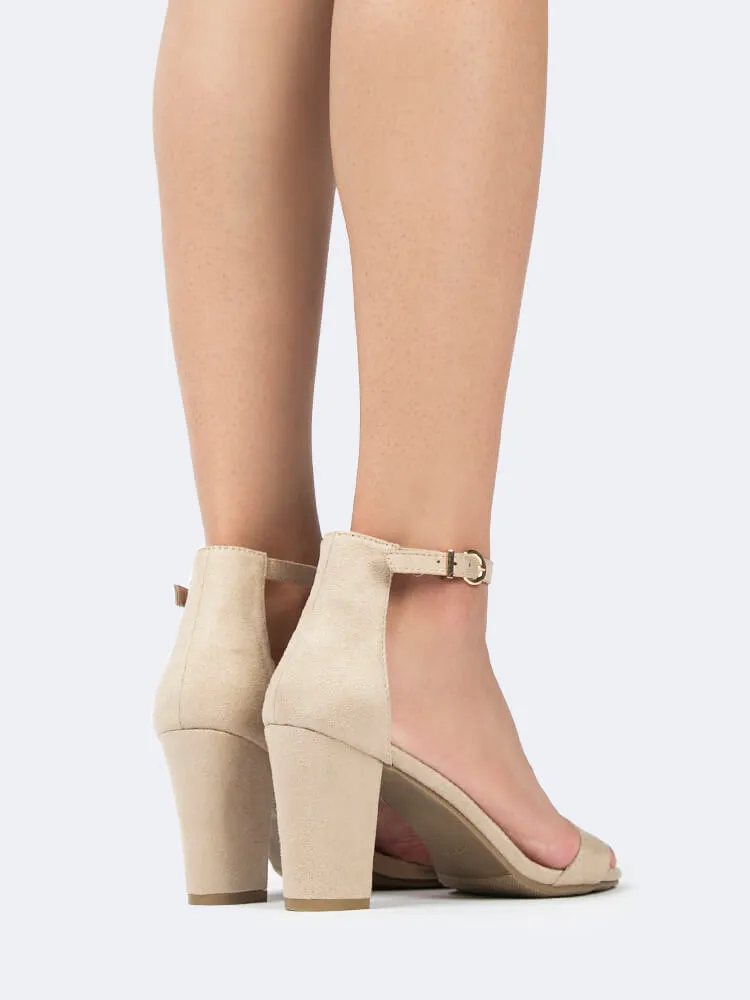 Ankle Strap Block Heels