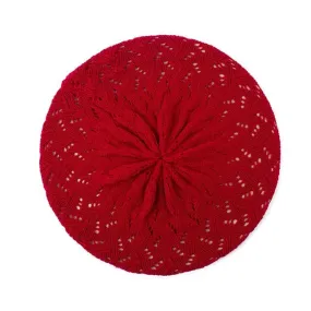 Beret Queen Nebraska (Dark Red)