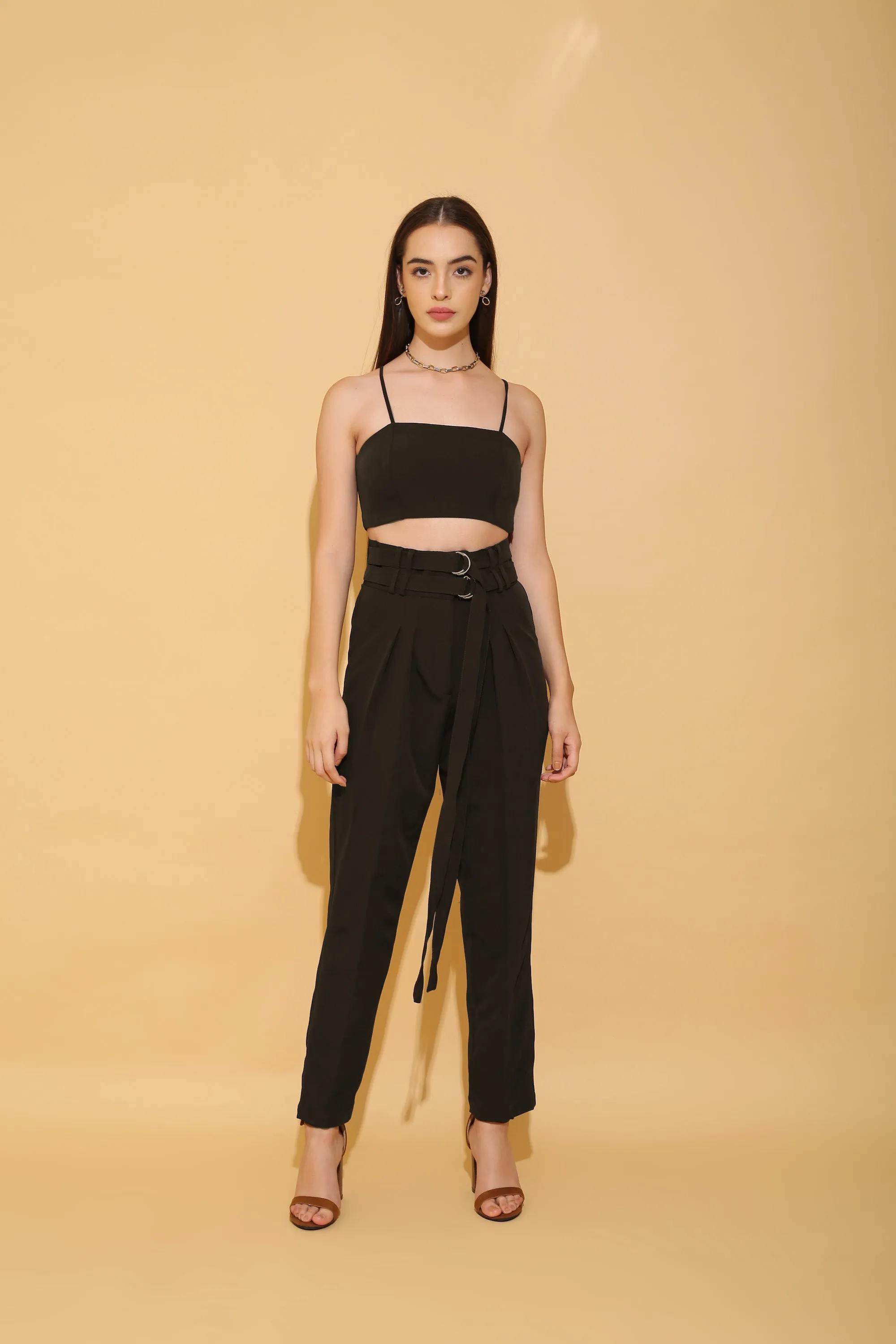 Black Multi-Purpose Crop Top