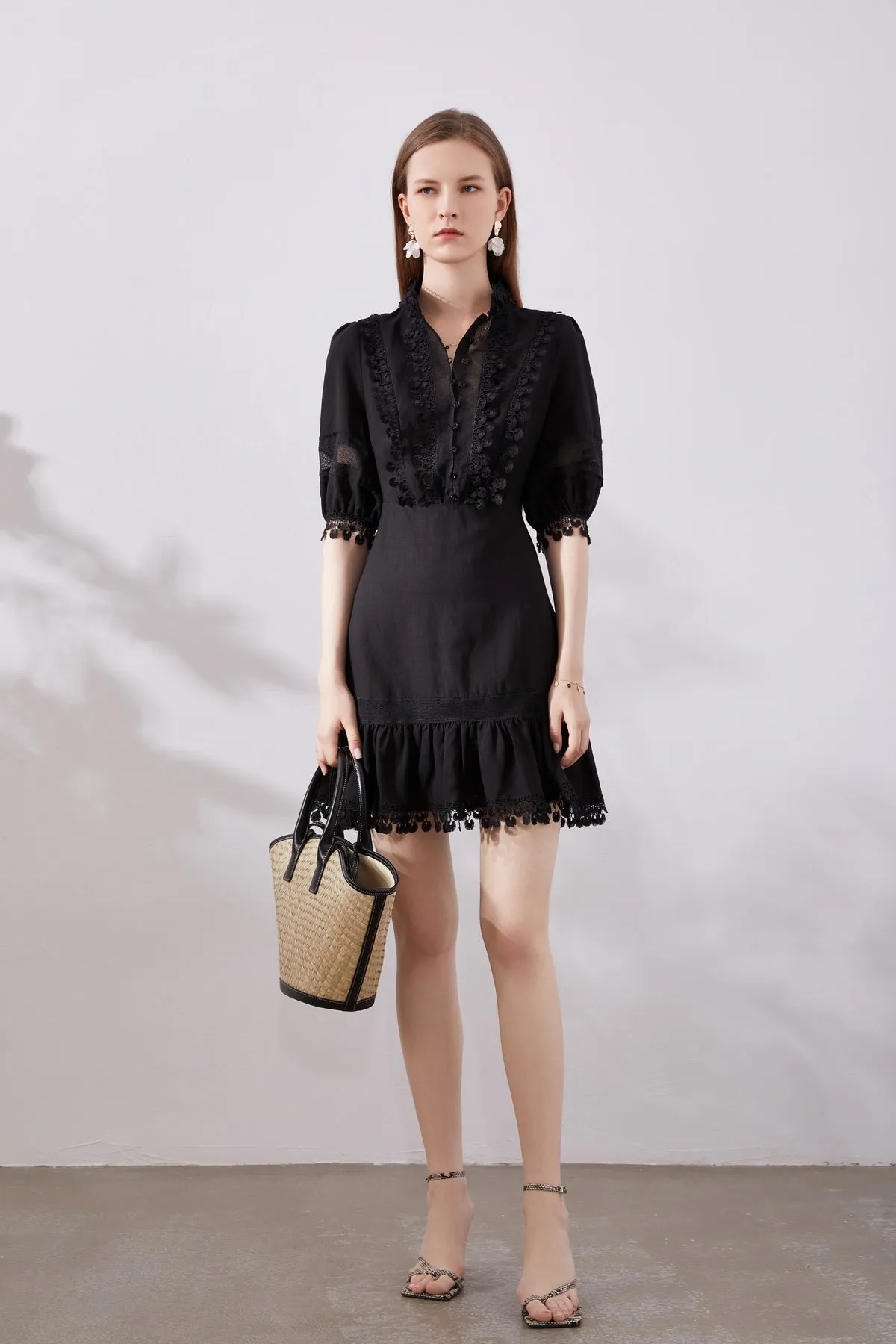 Blair Mini Dress - Black - GDS