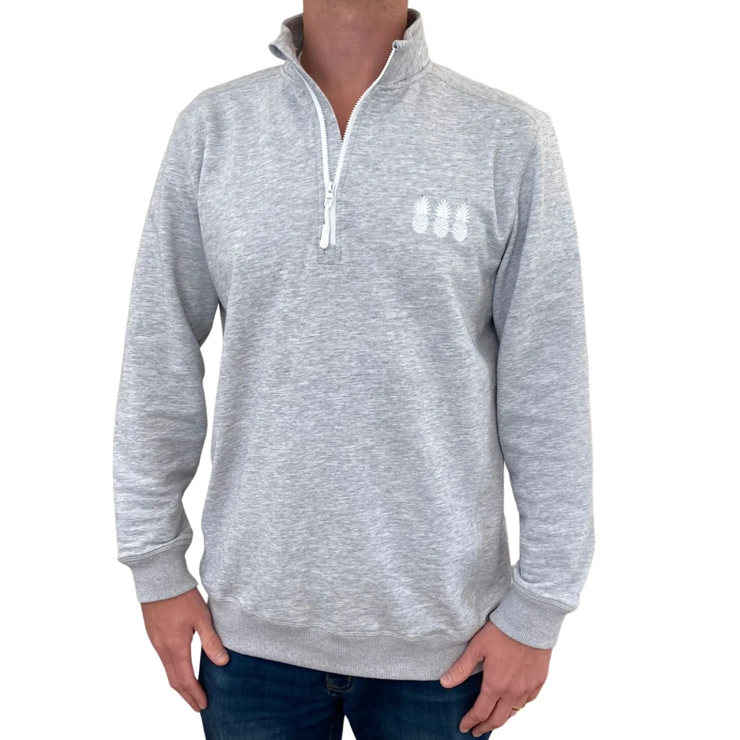 Country Club Grey Quarter Zip