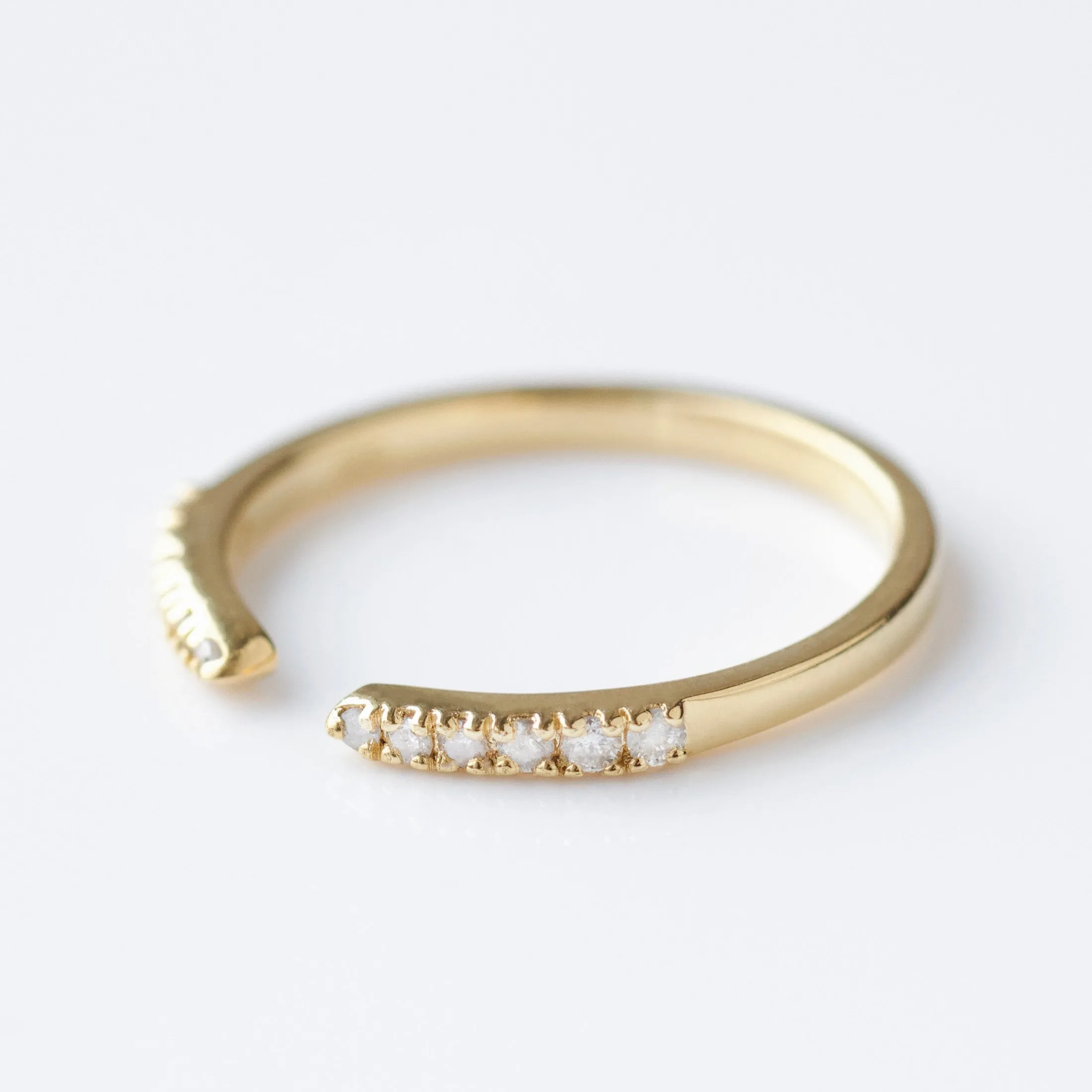 Diamond Open Eternity Ring