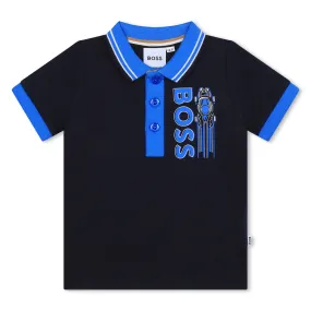 Hugo Boss Toddler Navy Polo S/S Shirt_ J05A34-849