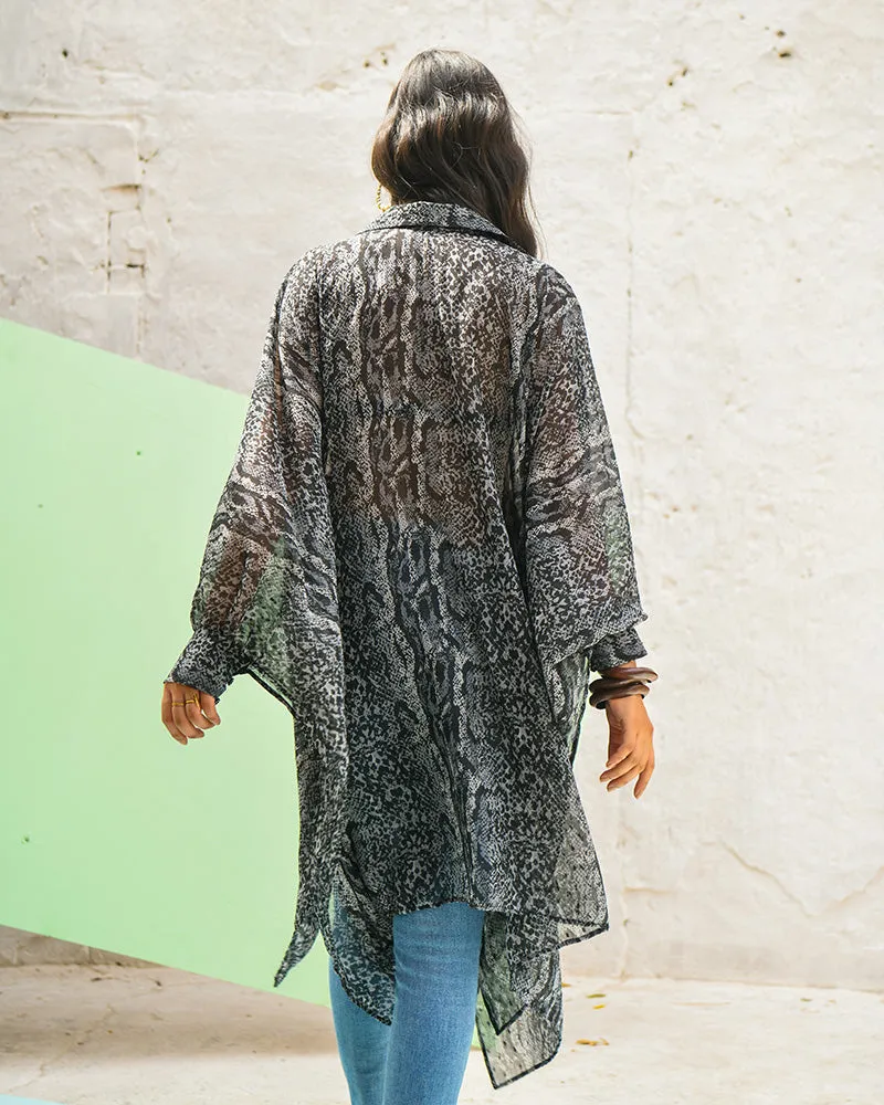 JASMINE - The Snake Skin Kaftan (Final Sale)