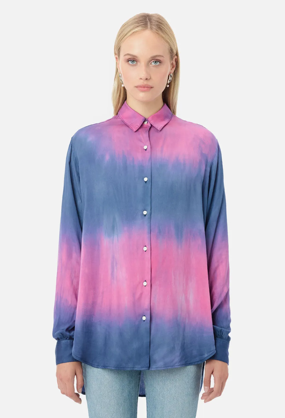 Jude Blouse / Navy X Highlighter