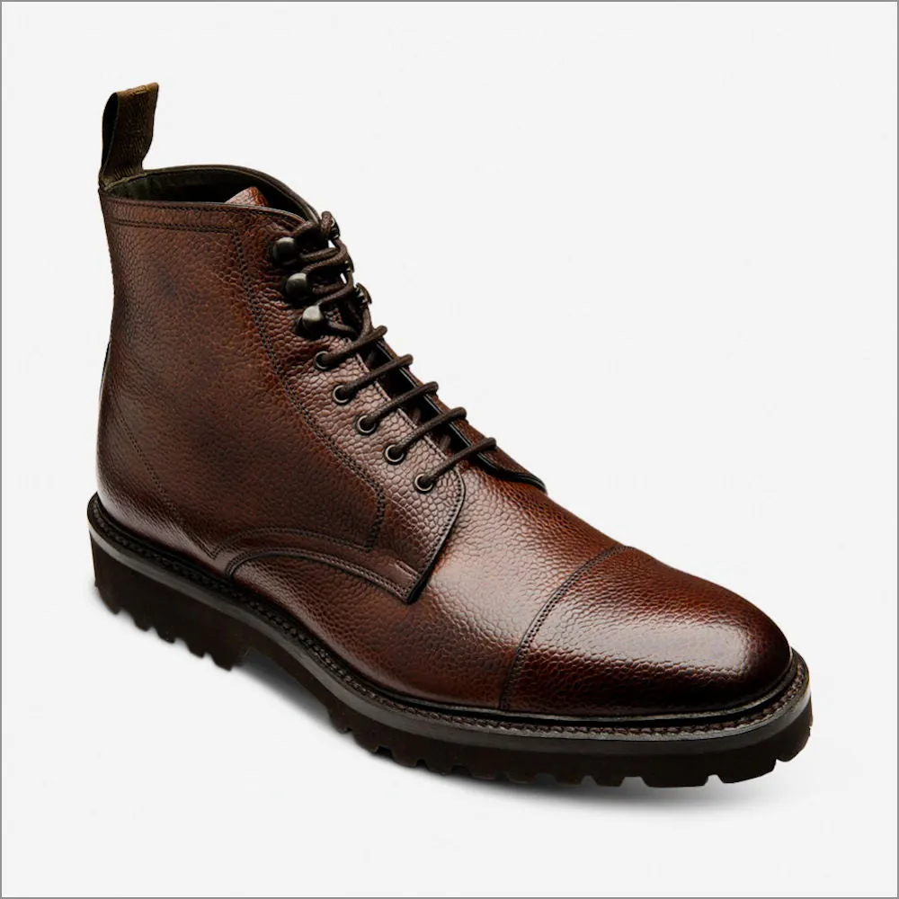 Loake Aquarius Dark Brown Grain Calf Leather Boot*