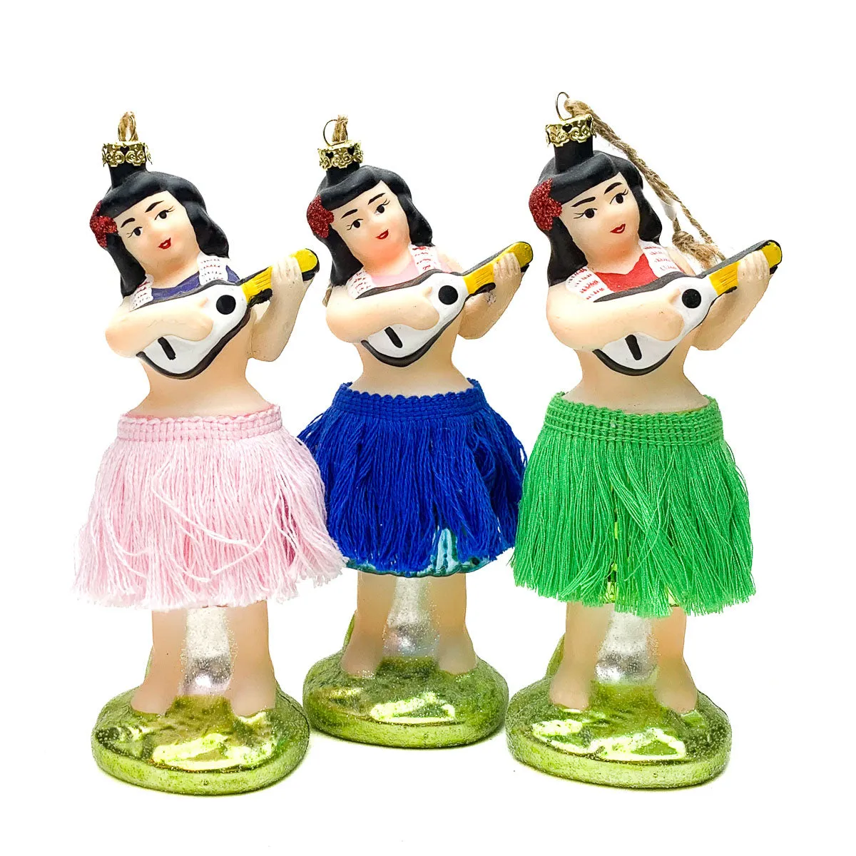 Luau Dancers Ornaments