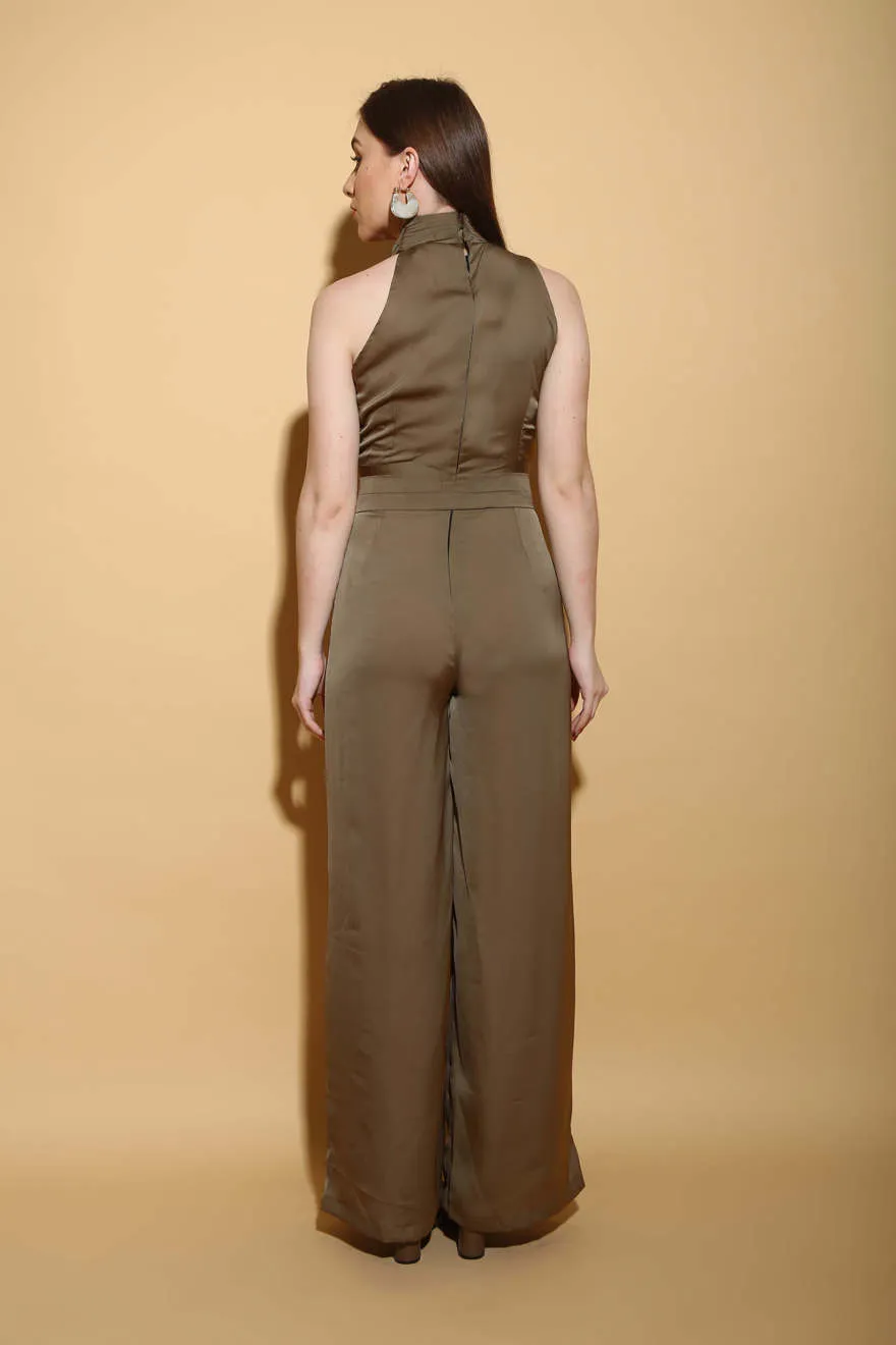 Pleated Torso Jumpsuit