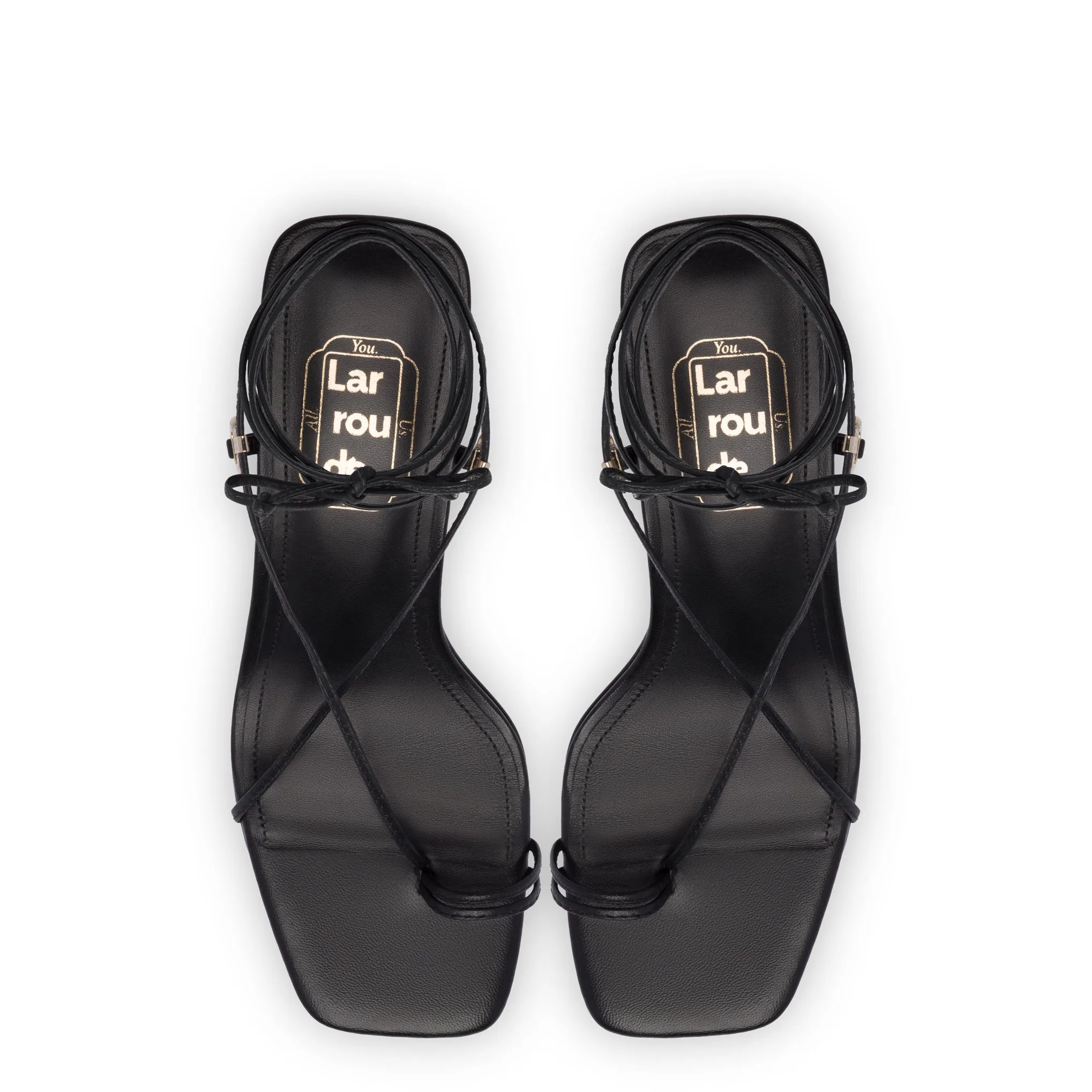 Portofino Sandal In Black Leather