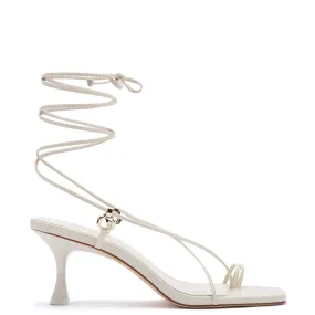 Portofino Sandal In White Leather