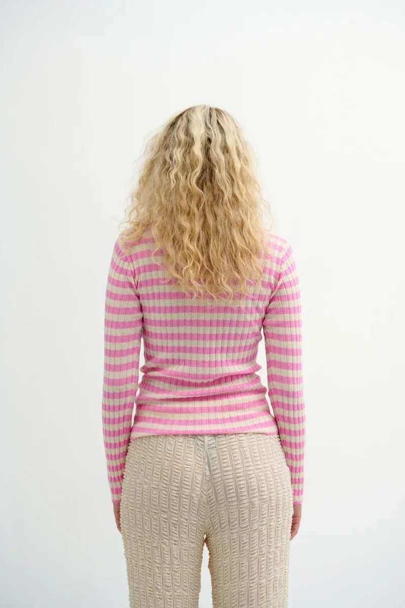 Résumé ArlieRS Knit Blouse Multi Pink