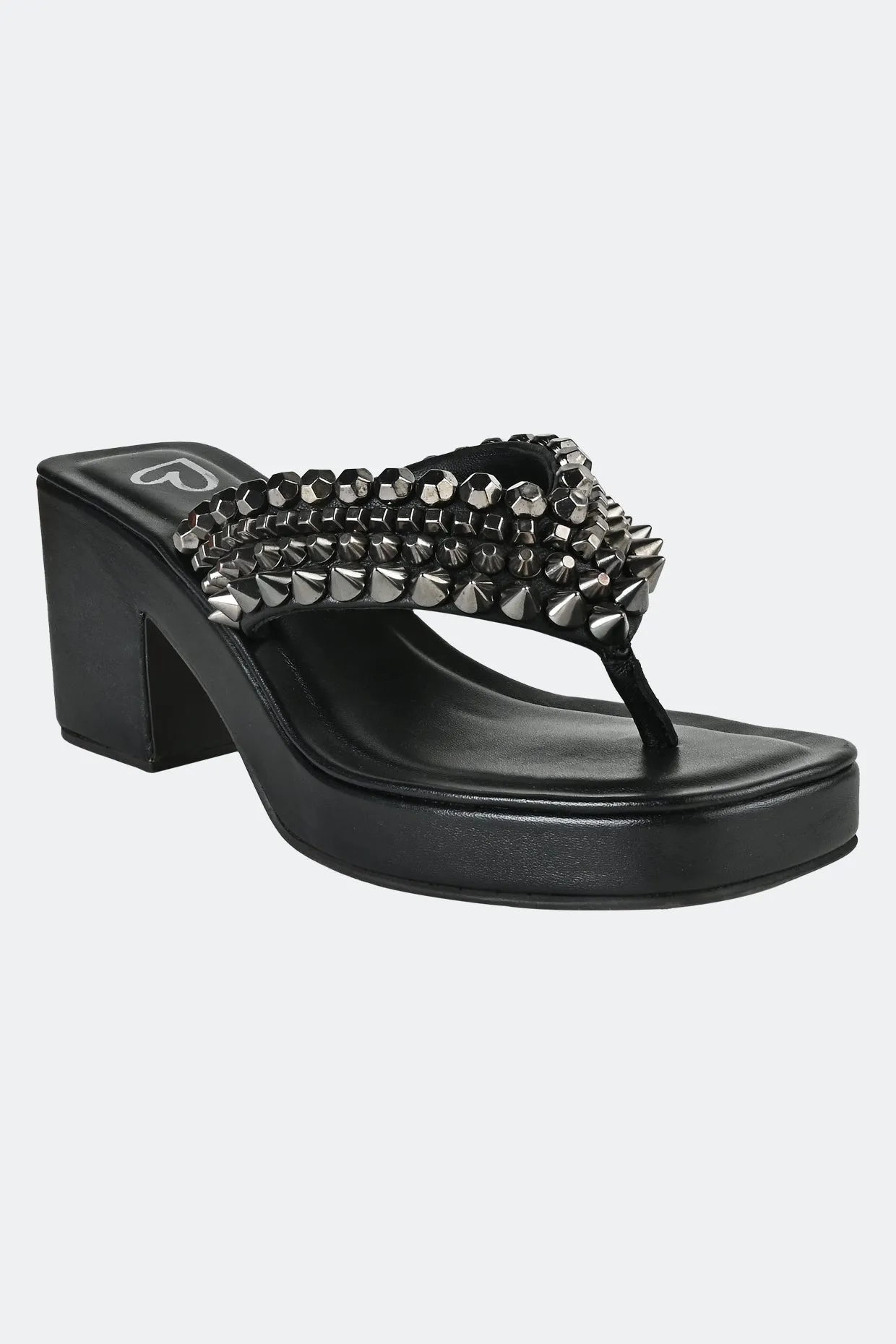 Studded Thong Platforms For Women