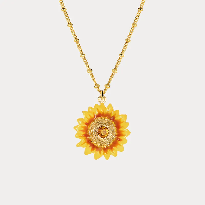 Sunflower Necklace