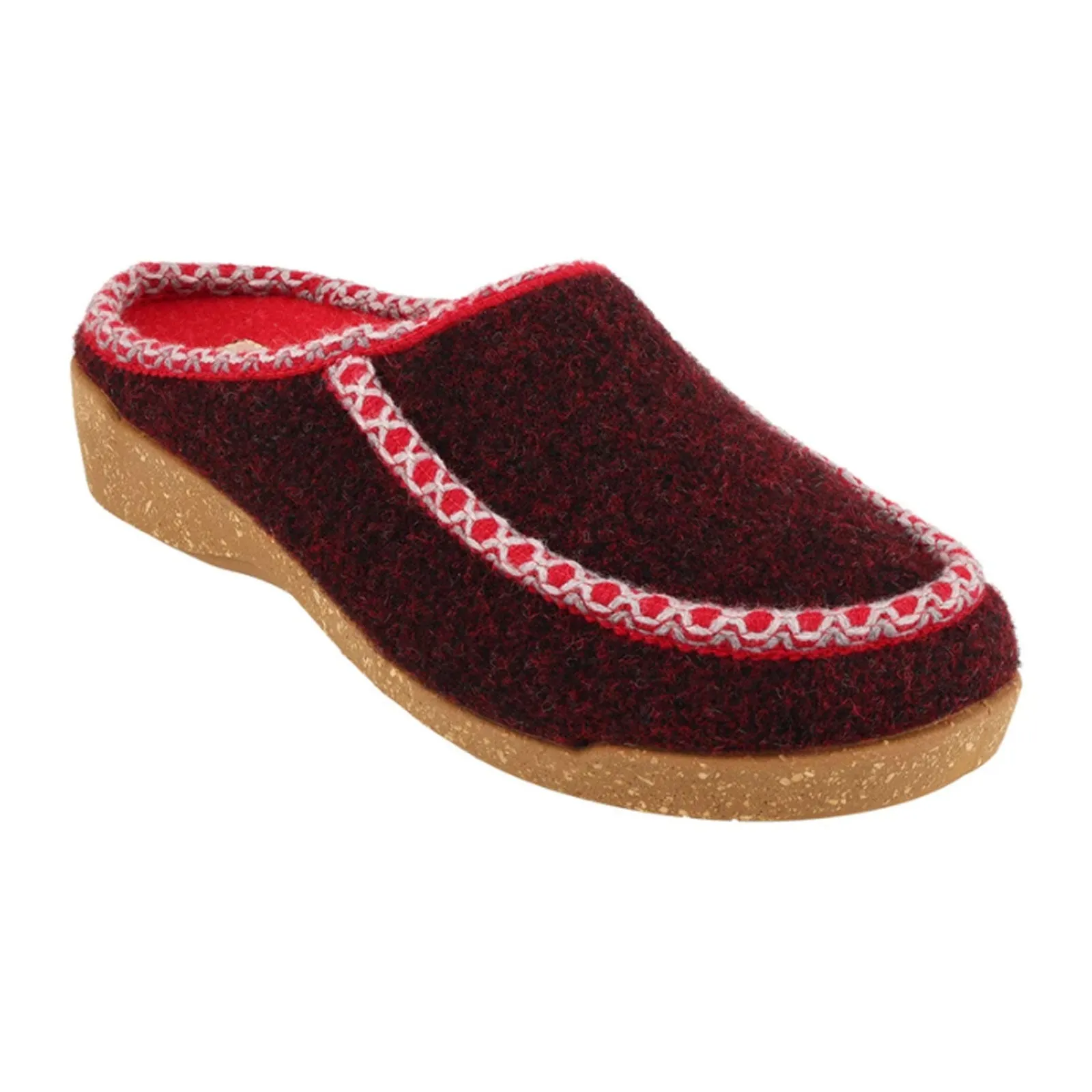 Taos Woolma Clog (Women) - Deep Red