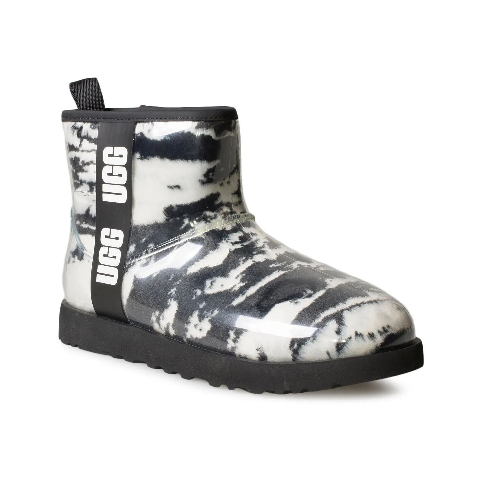 UGG Classic Clear Mini Marble Black Boots - Women's