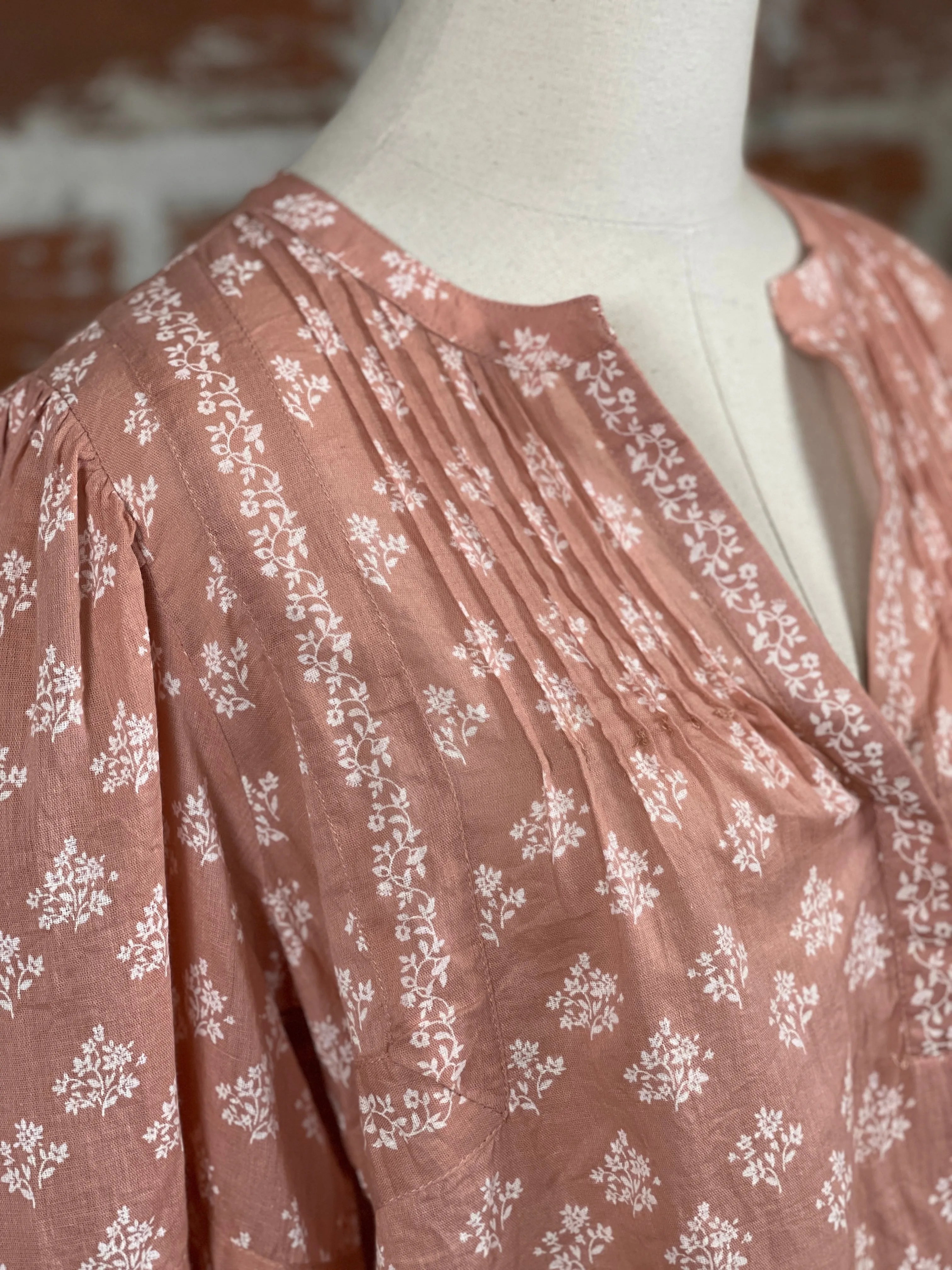 Valley Spring Top in Dusty Rose