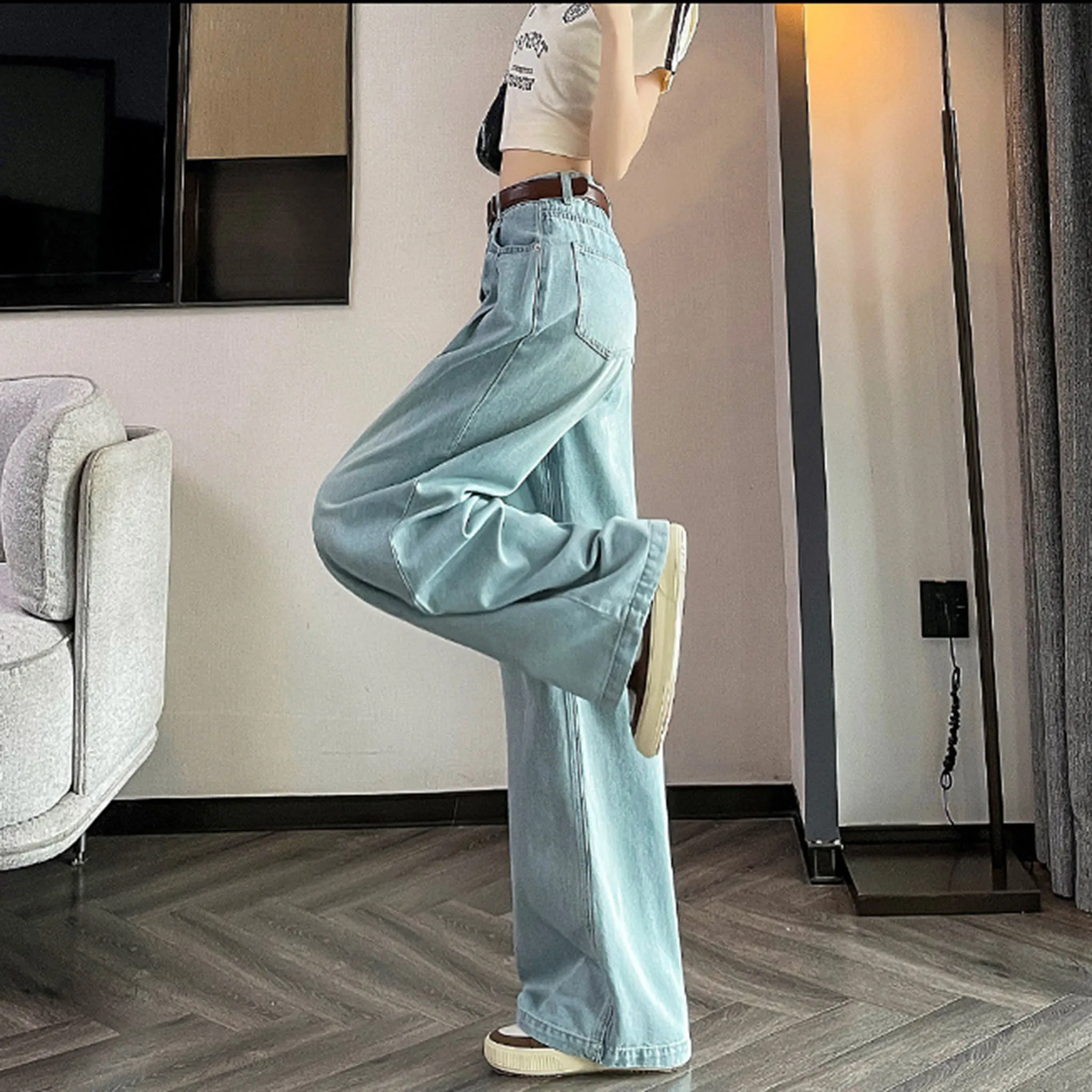 Vintage Cotton Korean baggy pants for women