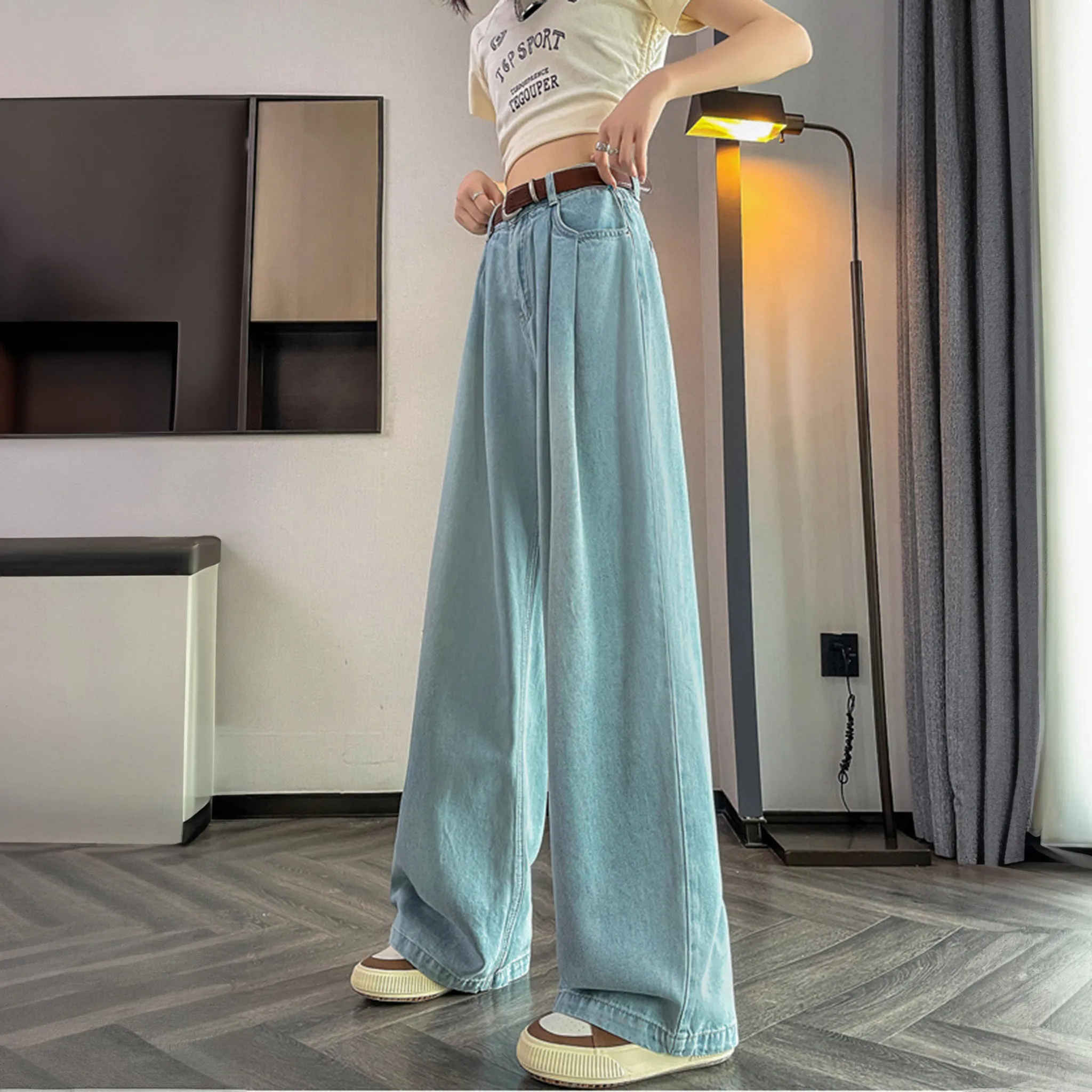 Vintage Cotton Korean baggy pants for women