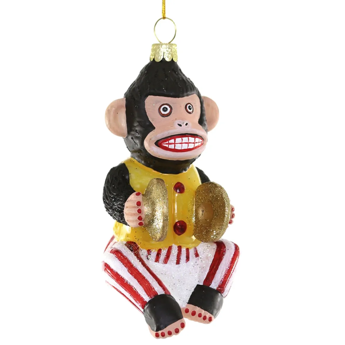 Vintage Toy Monkey Ornament