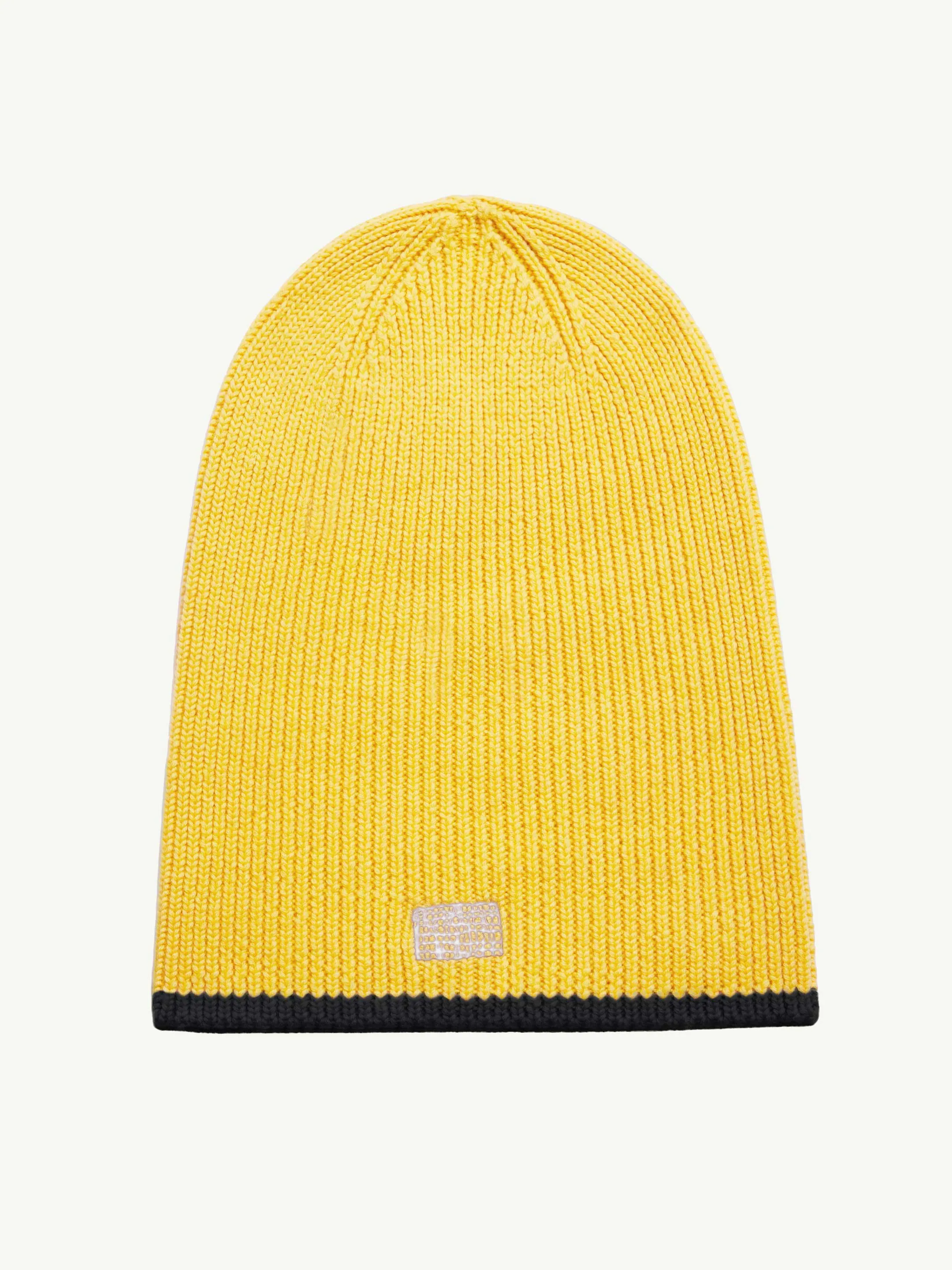 Yellow and Black Merino Wool Beanie - Sheep Inc. x PjT