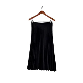 ZARA Black Pleated Midi Skirt | Gently Used |